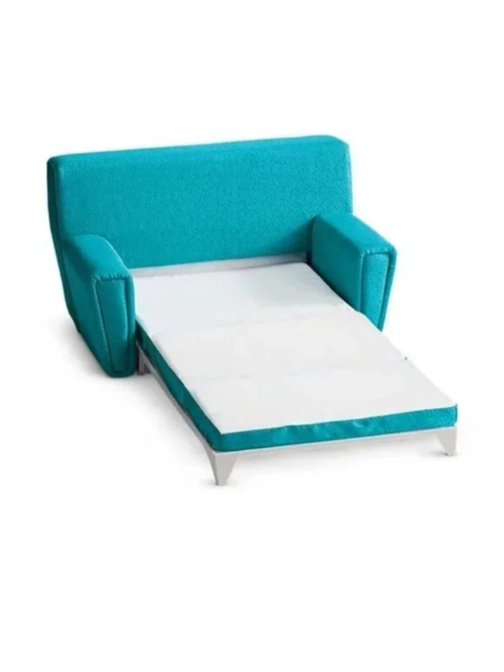 American Girl 18" doll Maryellen's teal sofa couch sleeper bed RETIRED - Picture 14 of 14